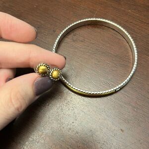 Brighton bangle and magic mini post earrings